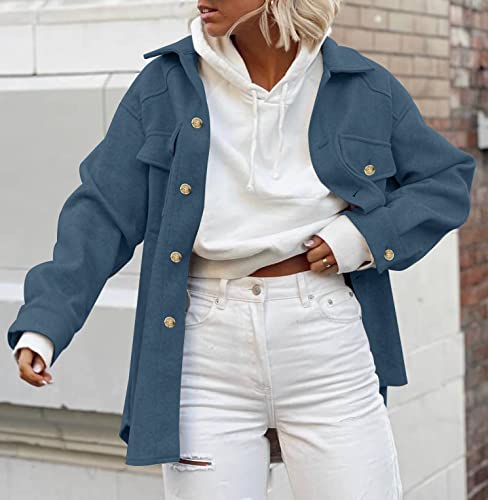 ZESICA Women's Casual Trench Coat Long Sleeve Lapel Button Down Belted Jacket Outerwear Peacoat with Pockets,Apricot,Small