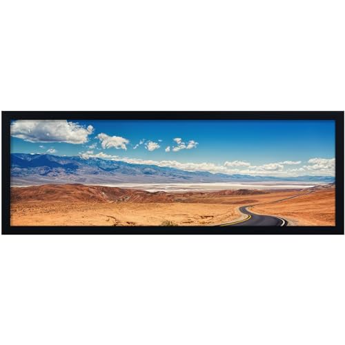 Vittanly Picture Frame, 24x36 inches, Black, Set of 3, Plexiglass, Wall Gallery Frame for Artwork, Vertical or Horizontal Display