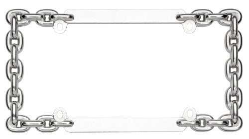 Cruiser Accessories 20530 Chain License Plate Frame, Chrome