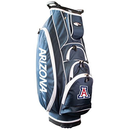 Team Golf NCAA Miami Albatross Golf Bag Lightweight, 10-Way Club Divider, Spring Action Stand, Insulated Cooler Pocket, Velcro Glove and Umbrella Holder & Lift Assist Handles