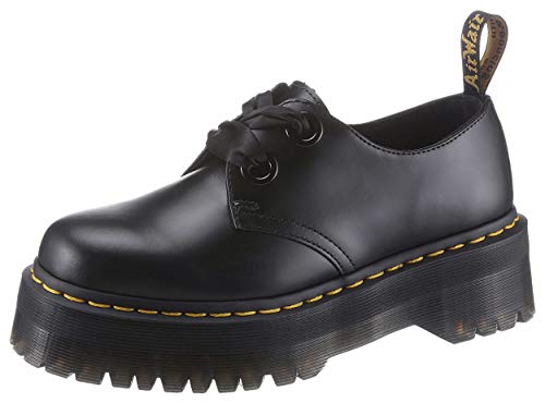 Dr. Martens Women's Holly Loafer Flat, Black Buttero, 5