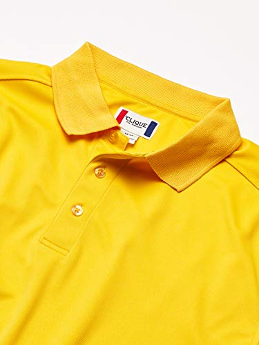 Clique Men's Oslo Pique Polo, Lemon, Small