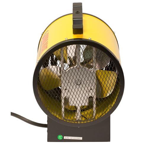 Dura Heat EUH5000 Electric Forced Air Heater 16,400 Btu, Yellow