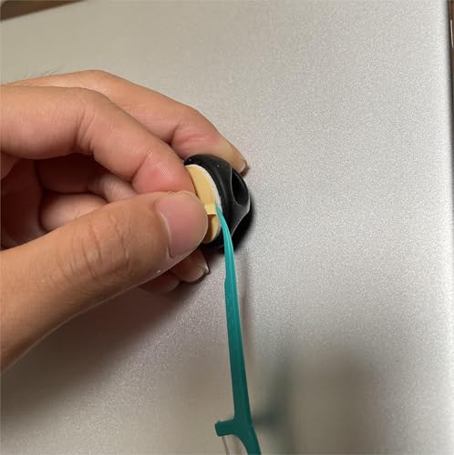 OHill Cable Clips, 16 Pack Black Self Adhesive Cord Holder, Ideal Cable Management Cord Organizer Wire Keeper for Desk, Nightstand, Phone Charger, Computer, Home, Office, Car