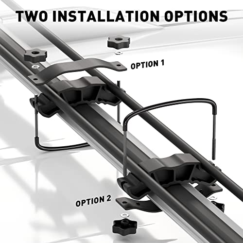 WILDROAD Car Roof Platform, Universal Roof Flat Rack 48" x 47" x 1.3" Heavy Duty Roof Rack Platform with Anti-Rust Sealant Fits for SUV Truck Cars