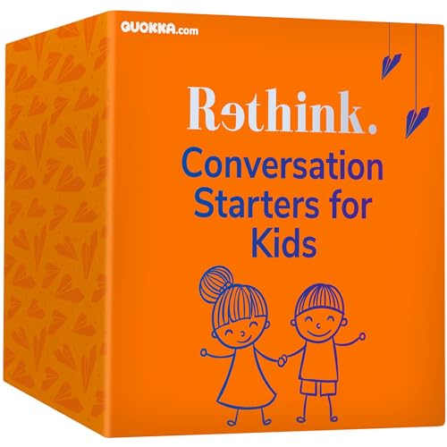 QUOKKA Rethink!: Conversation Starters for Kids and Family - 500 Conversation Cards Family Pack - Do You Know Your Family Game