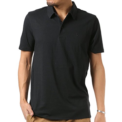 Volcom mens Wowzer Modern Fit Polo , STEALTH , Small