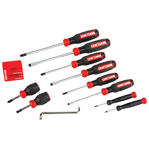 CRAFTSMAN Screwdriver Set, Bi-material, 12 Piece (CMHT65071N)