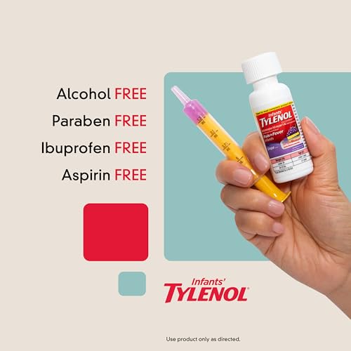 Infants' Tylenol Acetaminophen Liquid Medicine, Grape, 2 fl. oz