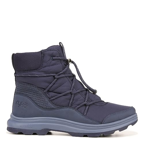 Ryka Womens Brae Water-Repellent Winter Snow Boot Blue 9 M