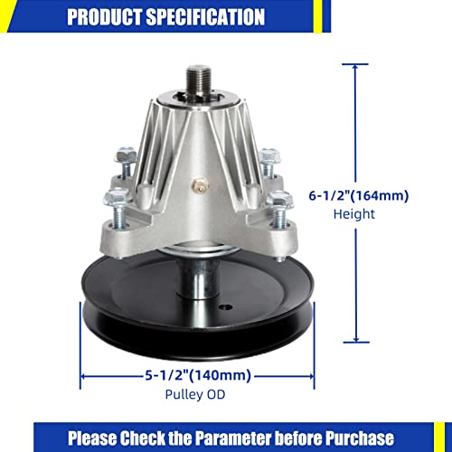 SCBHWJ 618-06976A 918-06976 Deck Spindle Assembly Compatible with MTD t 42 inch XT1-LT42 XT2-LX42 CYT4220 Mower