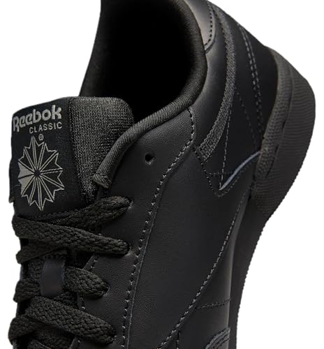 Reebok Boy's Club C Sneaker, Black/Charcoal, 12 Little Kid