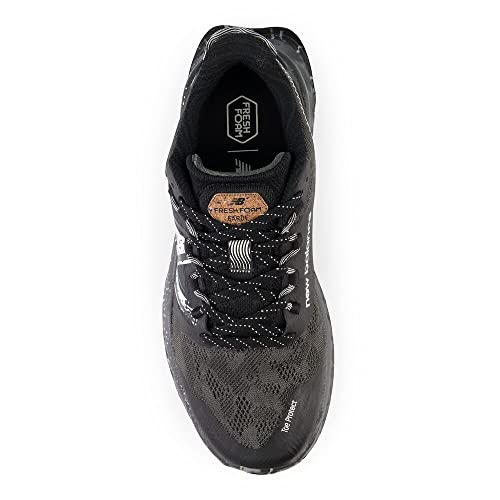 New Balance Women's Fresh Foam Garoe V1 Trail Running Shoe, Black/Blacktop/Sea Salt, 8