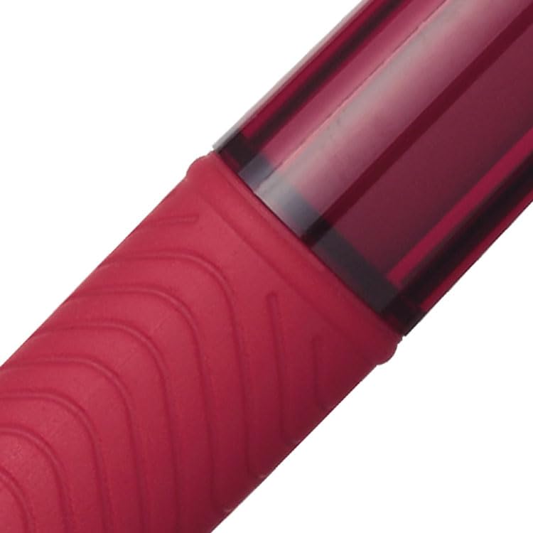 Pentel EnerGel-X Retractable Liquid Gel Pen (1.0mm) Metal Tip, Red Ink, Box of 12 (BL110-B)