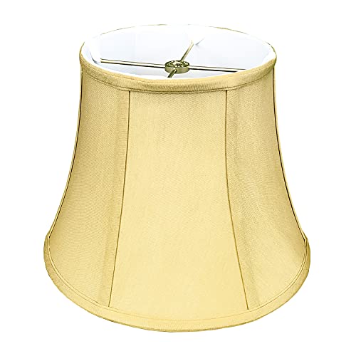 Royal Designs Modified Bell Lamp Shade, Linen Eggshell, 11 x 18 x 13.5