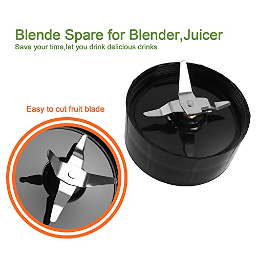 (Pack of 2) Cross Blade Blender Magic Bullet Replacement Parts Compatible with 250-watt Magic Bullet MB1101 Series Blender, Juicer and Mixer