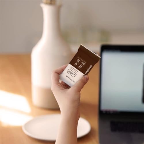 Soylent Snack Mini Protein Bars - Chocolate Brownie, 1g sugar, Protein Bars, Gluten Free, 6g of Vegan Energy - 24 count