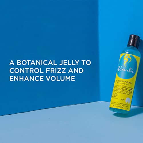 Curls Blueberry Bliss Control Jelly - 8 oz, Define & Defrizz, Wash and Go's, Twist Outs & Braid Outs, for Wavy, Curly, and Coily Hair Types