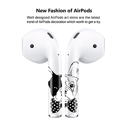 ROCKMAX Skin for AirPods 2nd Generation, Personalized Teens Decal for Apple AirPods Gen 2 Earbuds Stem Decoration, Cute Stickers with Cleaning Kit and Professional Installation Tool-American Flag