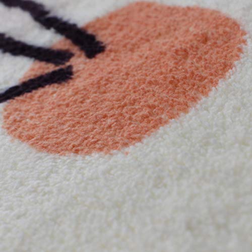 USTIDE Faux Wool Kids Play Mat, 35.4’’ Thick Baby Crawling Area Rug, Infant Baby Room Decor Bedroom Rug Super Soft Anti-Slip Cartoon Animal Baby Floor Mat, Golden Lion