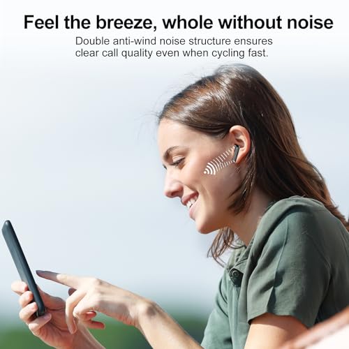 Wireless Earbuds 2024 Bluetooth 5.3 Headphones with HD Mic HiFi Stereo Sound, Wireless Earphones with Dual LED Display Touch Control, IPX7 Waterproof 30H Playtime Mini Ear Buds for iOS Android, Black