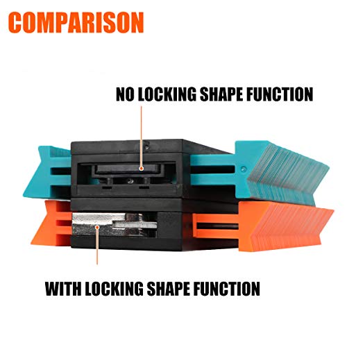 Saker Contour Gauge Profile Tool- Adjustable Lock-Precisely Copy Irregular Shape Duplicator -Irregular Welding Woodworking Tracing -Tool for DIY Handyman, Construction (10INCH)
