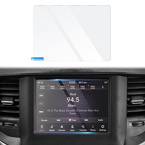 Autorder Custom Fit for Screen Protector 2013-2020 2021 2022 Dodge Ram 1500 2500 3500 Accessories Tempered Glass 9H Navigation Display Touchscreen Protective Film(8.4-Inch)