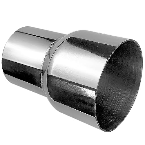 Atokrtact 2"ID to 2.5"ID Exhaust Pipe Reducer Adapter 304 Stainless Steel for Universal Car Connector (2"ID - 2.5"ID)