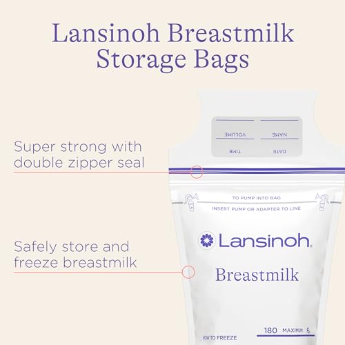 Lansinoh Breastfeeding Essentials Kit for Nursing Moms: Nipple Cream, Nursing Pads, Breast Milk Storage Bags, Hot & Cold Breast Therapy Packs, Silicone Breast Pump, 77 Pieces