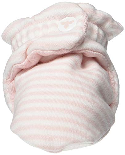Burt's Bees Baby Baby Gender Neutral Color for Ages 0 to 9 Months Old Slipper Sock, Blossom Stripe, 3 Unisex Infant