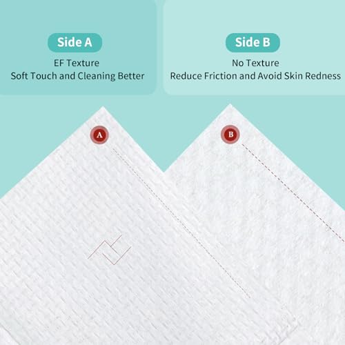 Ditoi Face Towels, 10"×12" Disposable Face Towel, Face Towelettes XL, Ultra Soft Makeup Remover Dry Wipes, Thick Face Towel for Travel, 15 Count (Pack of 1)