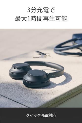 Sony WH-CH720NB Noise Canceling Wireless Bluetooth Headphones - Built-in Microphone - up to 35 Hours Battery Life and Quick Charge - Matte Black (Black)