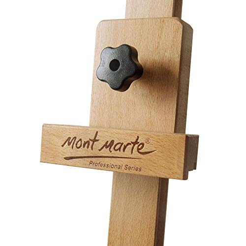 Mont Marte Signature Box Floor Easel, Beech Wood 43.5 x 44 x 150 cm (LxWxH), 17.13 x 17.32 x 59.1"