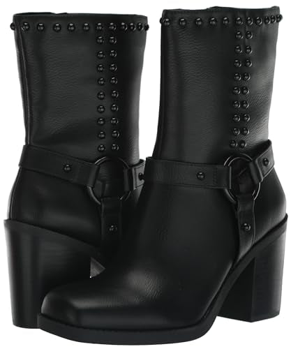Jessica Simpson Women's Bernique Bootie Fashion Boot, Black/Red, 11