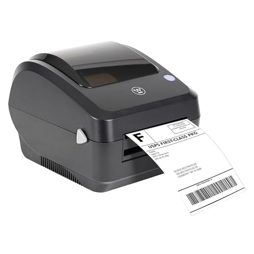 Westinghouse Direct Thermal Label Printer USB, Commercial Grade, Compatible with USPS, UPS, FedEx, Ebay, Shopify, Amazon, & More, Desktop Label Printer for Packages, Includes Sample 4x6 Labels