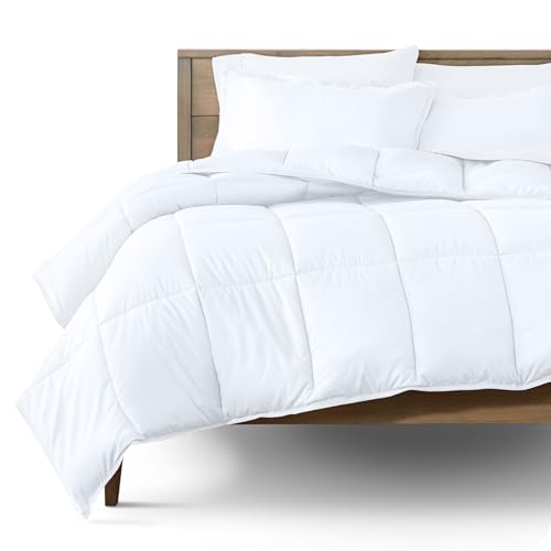 Bare Home Comforter Set - Full Size - Ultra-Soft - Goose Down Alternative - Premium 1800 Series - All Season Warmth (Full, Light Blue)