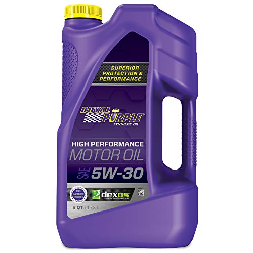 Royal Purple 51530 API-Licensed SAE 5W-30 High Performance Synthetic Motor Oil - 5 qt., Model:ROY51530