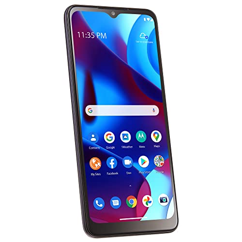 Total by Verizon Motorola Moto g Pure Locked 32GB 4000 mAh Battery 13 MP Dual Camera System 6.5" Max Vision HD+ Display Blue