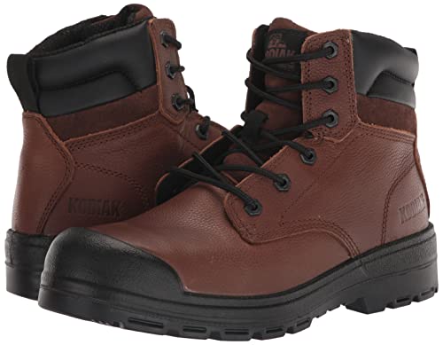 Kodiak Men's Greb 6" Steel Toe Safety Work Boot Industrial, Brown, 13 Wide