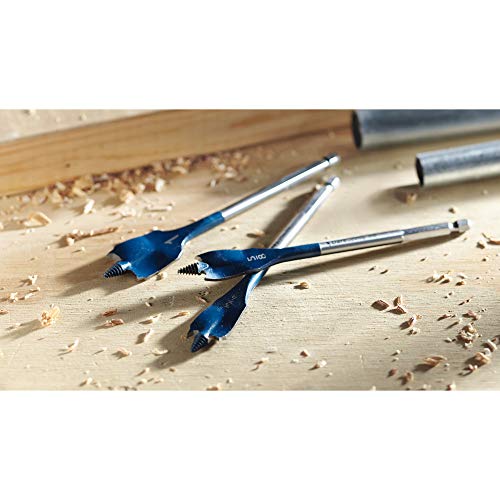 BOSCH DSB5012 12-Piece Assorted Set Daredevil Spade Bits, 1/4 in. Hex Shank Ideal for Fast Drilling Applications in Wood