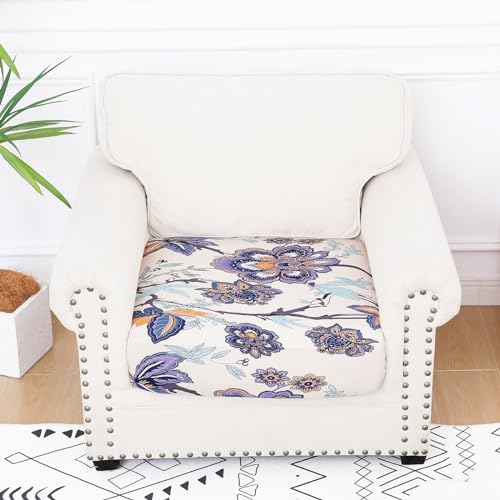 smiry Printed Couch Cushion Covers, Stretch Sofa Cushion Covers Replacement, Non-Slip Sofa Seat Cushion Slipcovers