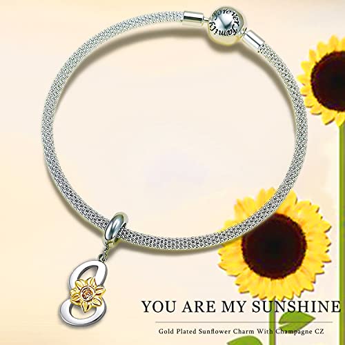 POWER WING Initial Charms T For Bracelets Stainless Steel Alphabet Charms Gifts For Best Friends