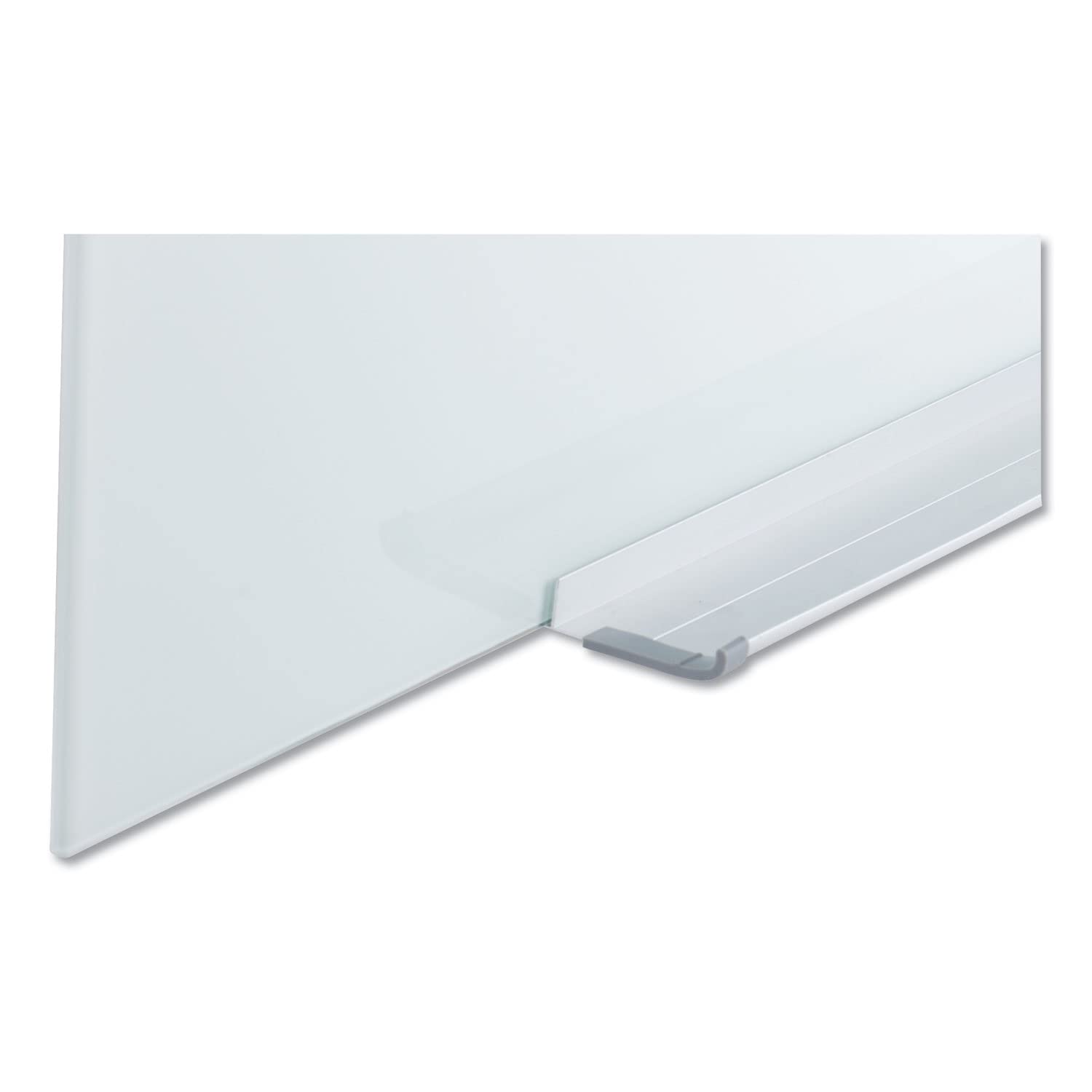 Universal UNV43204 Frameless 72 in. x 48 in. Magnetic Glass Marker Board - White