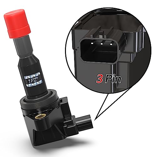 1PZ HE5-K81 Set of 4 Ignition Coil Pack Replacement for Honda Fit Hatchback 2007 2008 1.5L L4 UF581 5C1635 C1578 E1081 30520PWC003 610-50119 30520PWCS01 30520-PWC-S01 30520-PWC-003
