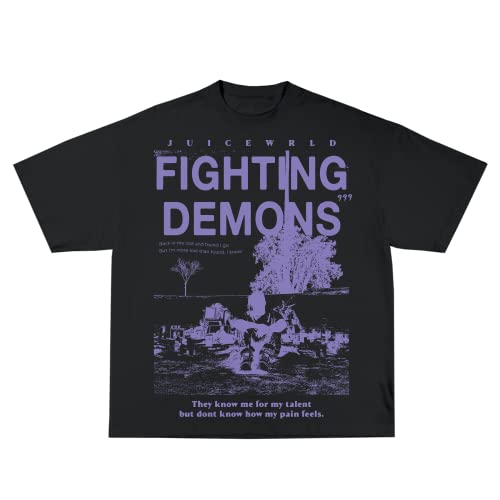 Juice WRLD Unisex-Adult Standard Memorial Tee, Black, Small