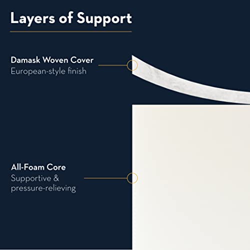 Serenia Sleep Twin Mattress for RV Camper, 6-Inch Memory Foam - CertiPUR-US Certified RV Mattress for a Comfortable Sleep - Open Cell Foam Trailer Bed Mattresses (39” x 75”)