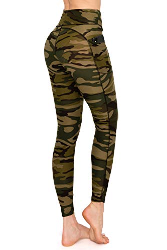 Women's Cargo Leggings Pants - Buttery Soft Casual Workout Gym Bottom Black X-Small