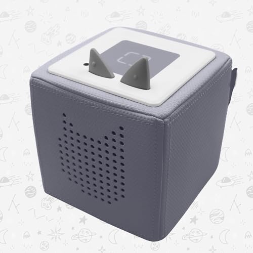 Taladad Ears Button with Screwdriver for Toniebox Replacement Ear Buttons(Outer Ear),Volume Control Buttons (Buttons Only), Repair Accessories Replacement Ears for Toniebox Ears Buttons 2pcs (Grey)