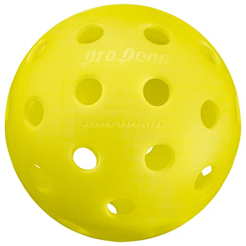 Penn Pro 40 Outdoor Pickleball Balls - Premium Ball for High Performance Play - USAPB Approved, 3-Pack