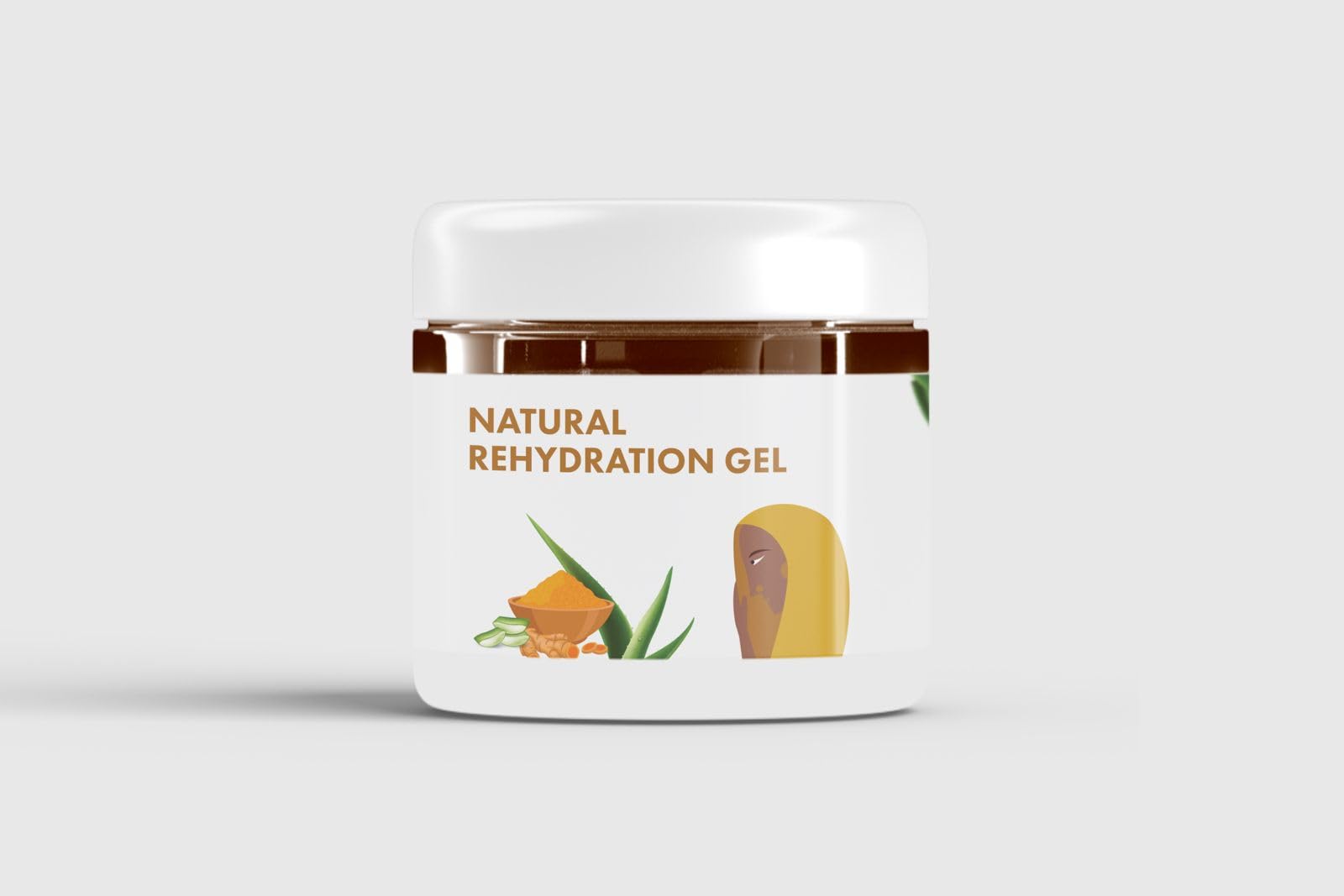 marabe Nature Turmeric & Aloe Vera Gel | Natural Skin Care for Hydration & Soothing Relief | Gel Facial Moisturizer | No Fragrance | Hand & Face Moisturizer | Lightweight (100ml)